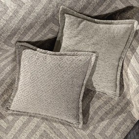 Μαξιλαροθήκη Διακοσμητική Aberon-Victor Natural Guy Laroche 50X50 Chenille,Cotton,Polyester