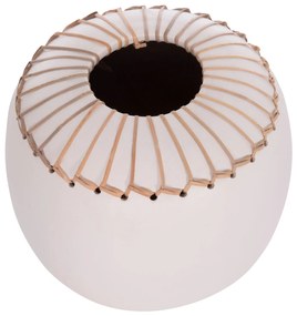 ΕΠΙΤΡΑΠΕΖΙΟ ΔΙΑΚΟΣΜΗΤΙΚΟ ΒΑΖΟ LENNOX HM4675.02L TΕΡΑΚΟΤΑ ΣΕ ΛΕΥΚΟ--Φ22x20Υεκ. (1 Τεμμάχια)