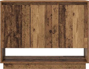 vidaXL Πλαϊνό γραφείο Παλιό ξύλο 97 x 29 x 75 εκ. Επεξεργασμένο ξύλο