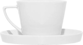 Φλυτζάνι Καφέ 220ml + Πιατάκι Estia Kyra White 07-39035