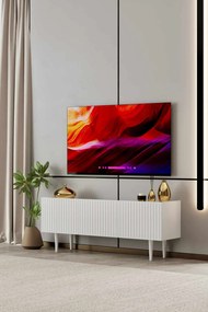 Έπιπλο Τηλεόρασης Λευκό CLOPRE 140x29x20