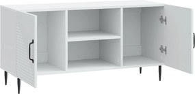 vidaXL Ντουλάπι TV Λευκό 102 x 34,5 x 50 εκ. Επεξεργασμένο Ξύλο
