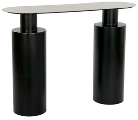 Βοηθητικό Τραπέζι DKD Home Decor 107 x 36 x 78 cm Μαύρο Χρυσό Σίδερο