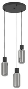 Φωτιστικό Οροφής Maione 901004 30x110cm 3xE27 Black Eglo