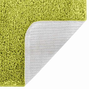 vidaXL Αντιολισθητικό μαξιλάρι μπάνιου Πράσινο 50 x 80 cm PP