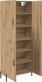 vidaXL Highboard Artisan Oak 69,5 x 34 x 180 εκ. Επεξεργασμένο ξύλο