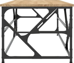 vidaXL Τραπεζάκι Σαλονιού Sonoma Δρυς 100x50x40 εκ. Επεξεργασμένο Ξύλο