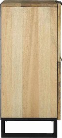 vidaXL Πλαϊνό Γραφείο Καφέ 60 x 33 x 75 cm Μασίφ ξύλο μάνγκο