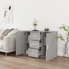 Ντουλάπι Γκρι Sonoma 91 x 29,5 x 65 εκ. από Επεξεργασμένο Ξύλο 823348