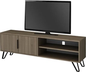 Έπιπλο τηλεόρασης Foot καρυδί 160x35x49εκ