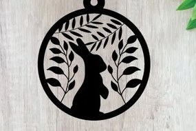 Intra απο ξύλο plywood 3mm-4mm πάχος - Πασχαλινή Μεταλλική Τέχνη Τοίχου  Κοπής με Λέιζερ Δίασταση 40x50 cm INTRAFABR-91918750