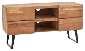 TV cabinet Dervie natural solid acacia wood 130x43.5x66.5cm 130x43.5x66.5 εκ.