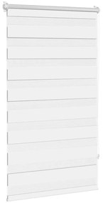 vidaXL Ρόλερ Zebra Λευκό 70 x 120cm