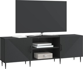 vidaXL Ντουλάπι TV 150 x 31 x 50 cm Μαύρο Επεξεργασμένο Ξύλο