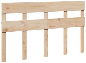 vidaXL Σκελετός Κρεβατιού Χωρίς Στρώμα 150x200 εκ Μασίφ Ξύλο Πεύκου