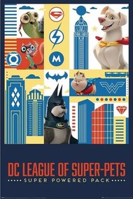Αφίσα DC Super Pets - Activate, (61 x 91.5 cm)