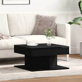 vidaXL Τραπεζάκι σαλονιού Μαύρη Οξυά 57 x 57 x 30 εκ.