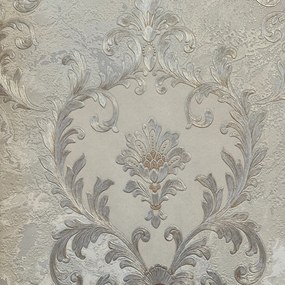 Διπλόφαρδη Ανάγλυφη  Ταπετσαρία Barock C283606 1.06m x 10.05m