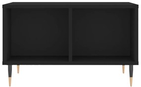 vidaXL Τραπεζάκι Σαλονιού Μαύρο 60x50x36,5 εκ. από Επεξεργασμένο Ξύλο