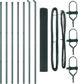 vidaXL Στύλος Περιφράξεων Πράσινο 10 x 1,4 μ (16 x 16 mm δικτύωμα)