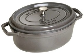 Γάστρα Μαντεμένια Οβάλ Graphite 40509-369 37cm/8Lt Grey Staub Μαντέμι