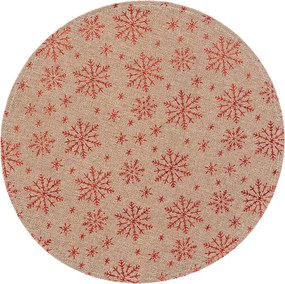 Χριστουγεννιάτικο Σουπλά (Φ38) A-S Red Snowflake 208502B
