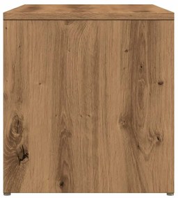 vidaXL Side Table Artisan Oak 59x36x38 cm Κατασκευασμένο ξύλο