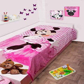 Κουβέρτα Παιδική Disney Minnie 551 Digital Print DimCol Μονό 160x220cm Πολυέστερ