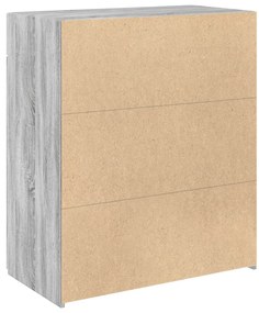 vidaXL Ντουλάπι Γκρι Sonoma 80x42,5x93 εκ. από Επεξεργασμένο Ξύλο