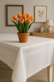 Stewehome Τραπεζομάντηλο με σχέδιο λινάτσας από πολυεστέρα με ορθογώνιο σχήμα 140x180 cm
