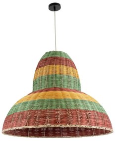 Φωτιστικό Οροφής Κρεμαστό Caballeros 02058 Boho 1xE27 IP20 70x60cm - Multi GloboStar