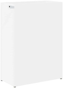 vidaXL Σχέδιο &amp; βάση αποθήκευσης με αποθήκευση Λευκό 40 x 20 x 55,5 εκ