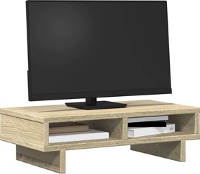 vidaXL Βάση Οθόνης Sonoma Δρυς 50x27x15 εκ. από Επεξεργασμένο Ξύλο