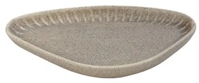 Πιάτο Γλυκού Τριγωνικό Stoneware Gobi Beige-Sand Matte ESPIEL 17,5x9,5x2,3εκ. OW2015K6