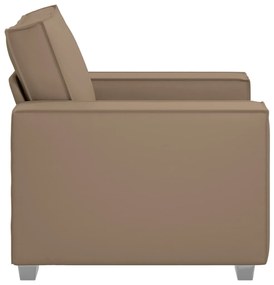 vidaXL Καναπές 59cm Καπουτσίνο ύφασμα