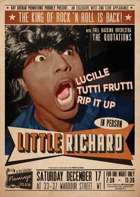 Αφίσα Little Richard Flamingo - Club Wardour St