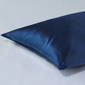 Μαξιλαροθήκη Silk Z01 Blue Kentia 50X75 Μετάξι