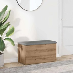 vidaXL Πάγκος αποθήκευσης  Artisan Oak 82x42x45 cm Κατασκευασμένο ξύλο