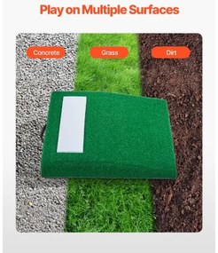 VEVOR 31 in Pitching Mound Portable Pitcher Mound Baseball Softball Training