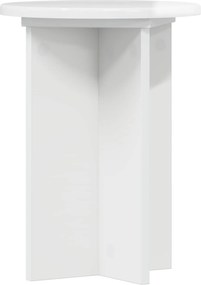 vidaXL Βάση φυτών 2 pcs Γυαλιστερό Λευκό Ø29,5 x 40 εκ.