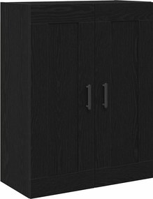 vidaXL Highboard Μαύρη Οξυά 69,5 x 34 x 180 εκ. Επεξεργασμένο ξύλο