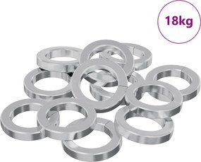 vidaXL Ελατήριο Πλυντηρίου 15929 pcs Λευκό Σίδερο