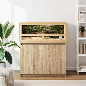 vidaXL Terrarium Καφέ 100 x 40 x 40 cm OSB