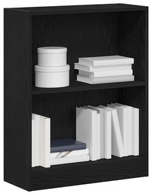 vidaXL Βιβλιοθήκη Μαύρο 60 x 24 x 76 cm Επεξεργασμένο ξύλο