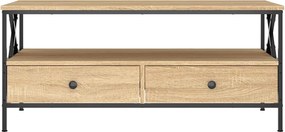 vidaXL Τραπεζάκι Σαλονιού Sonoma Δρυς 100 x 51 x 45 εκ. Επεξεργ. Ξύλο