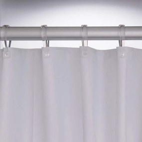 Granada 180x200 white κουρτίνα μπάνιου πλαστική Sealskin