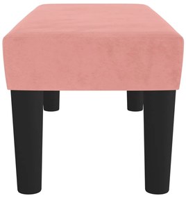 vidaXL Πάγκος Ροζ 70 x 30 x 30 εκ. Βελούδινος