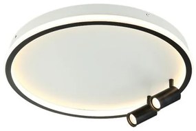 Πλαφονιέρα Φωτιστικό Οροφής LED 61W IP20 3000K Zambelis-22014-Μαύρο 22014