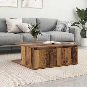 vidaXL Τραπεζάκι σαλονιού Παλιό ξύλο 80 x 80 x 31 cm
