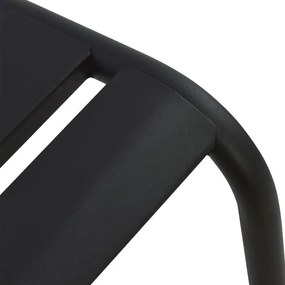 ΚΑΡΕΚΛΑ ΜΕΤΑΛΛΙΚΗ ΜΑΥΡΗ JASON HM5177.01 43x50x86cm - 0614687 - HM5177.01